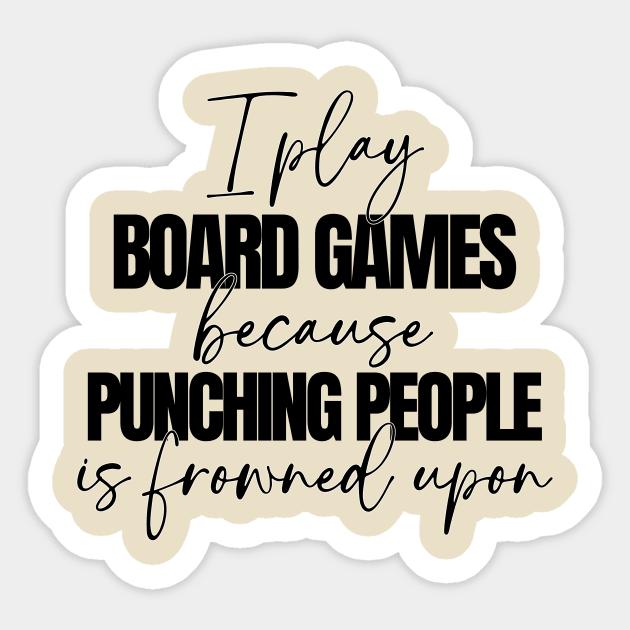 Board Games Sticker by RefinedApparelLTD